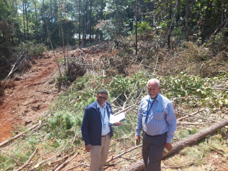 JARABACOA: Paralizan construcción estación gasolina