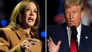 Encuestas dan ventaja a Harris sobre Trump en estados claves