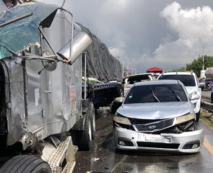 10 heridos tras choque múltiple en el municipio de Navarrete