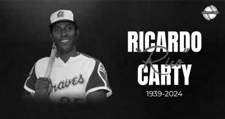 Lamentan fallecimiento de la leyenda de beisbol Ricardo Carty