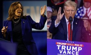 Harris y Trump llegan empatados en encuestas en estados clave