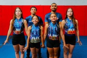 Atletas del Mega Gym brillan en  gimnasia Estrellas del Futuro