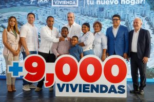 El Gobierno dominicano informa que ha entregado 9000 viviendas