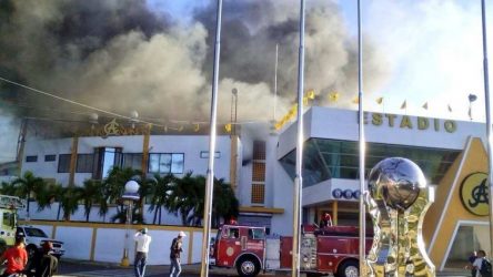 SANTIAGO: Fuego reportado en el Estadio Cibao fue controlado