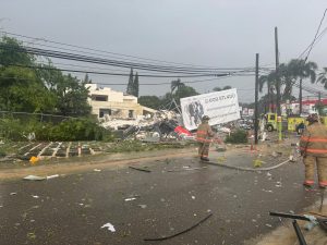 PUERTO PLATA: Varios heridos por explosión en edificio Sosua