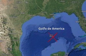 EEUU cambió ya nombre a golfo México por «golfo de América»