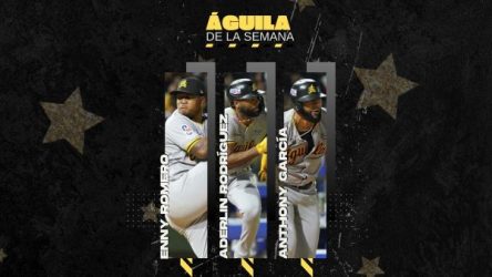 Rodríguez, Romero y García son Águilas del Año beisbol de RD