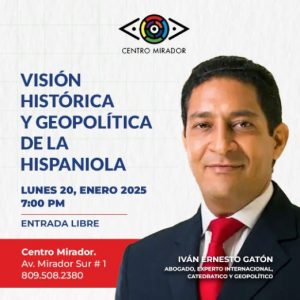 Centro Mirador presenta el lunes conferencia Iván Ernesto Gatón