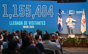 República Dominicana recibió en enero un millón 155 mil turistas