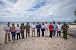 El Gobierno inaugura un muelle turístico en Catuano, Isla Saona