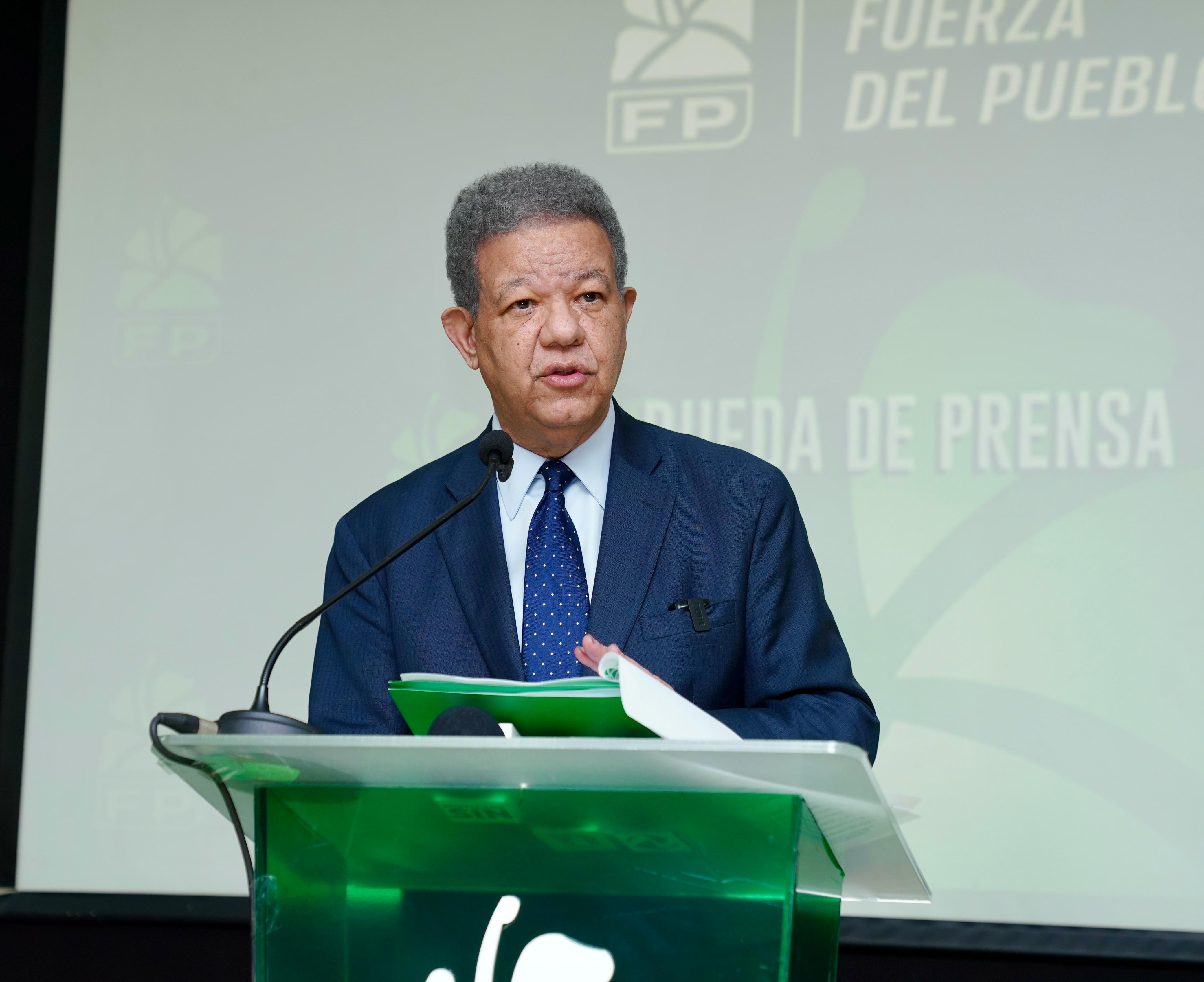 Leonel tilda Gobierno del PRM de «incumplidor e inoperante» imagen
