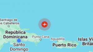 Sismo de magnitud 5.8 sacude Atlántico, cerca de Dominicana