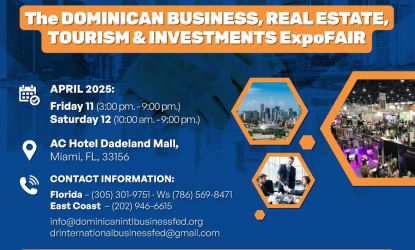 Gran dinámica dominicana con ExpoFeria en Miami en abril