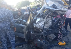 PUERTO PLATA: Choque deja dos muertos y ocho heridos