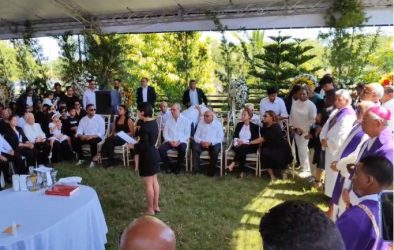Montecristi: Abinader asiste a sepelio gobernadora Nelsy Cruz