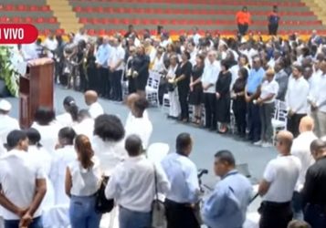 Abinader asiste en Haina a misa en recuerdo víctimas mortales