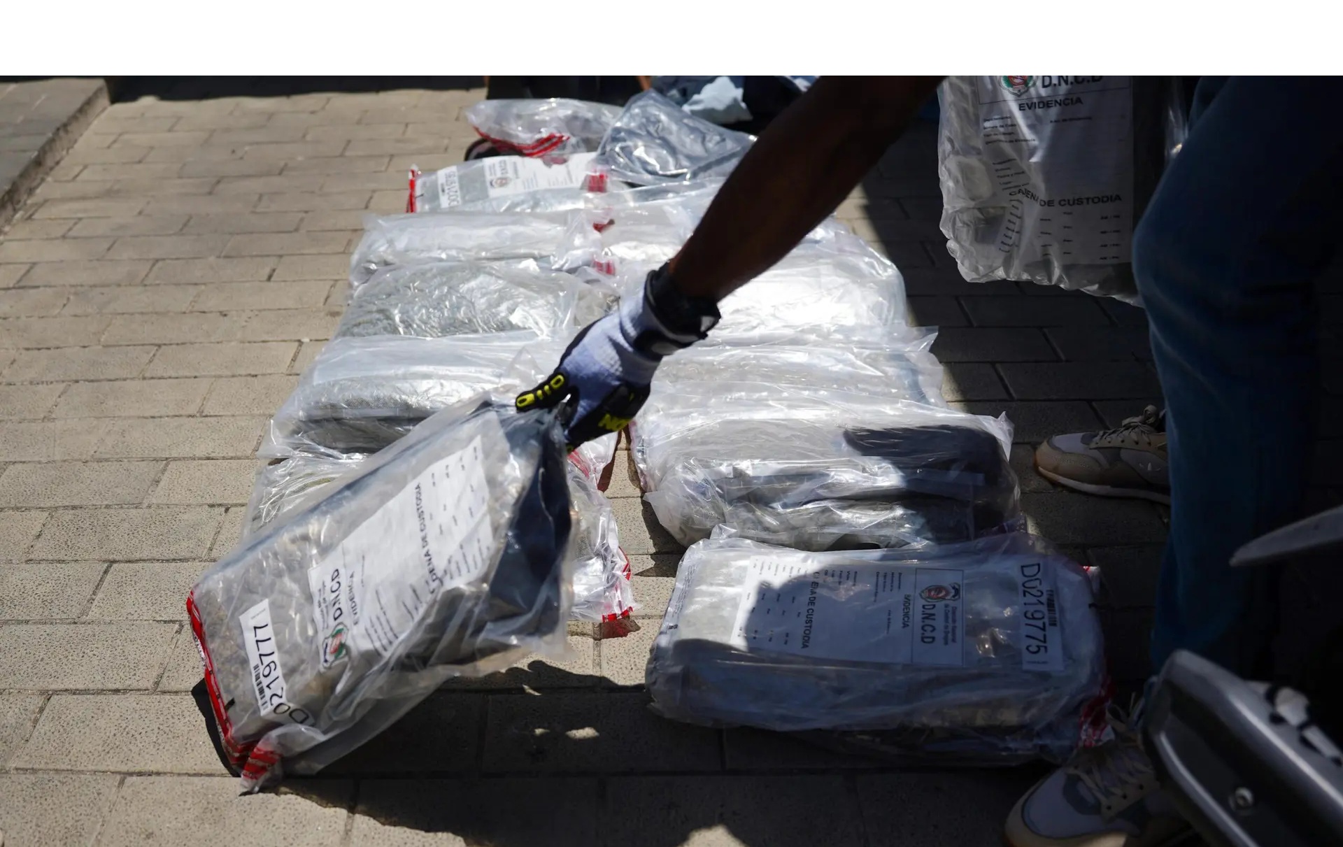 28 paquetes marihuana fueron confiscados en puerto de Haina imagen