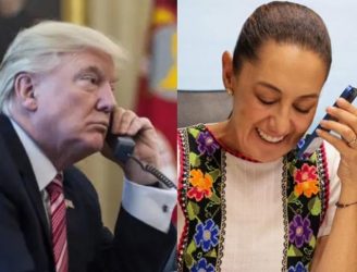 MEXICO: Presidenta califica de productiva llamada con Trump
