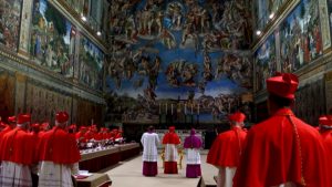 Cónclave: Cardenales llegan a Capilla Sixtina y juran secreto Cónclave: Cardenales llegan a Capilla Sixtina y juran secreto