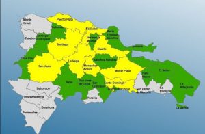 Mantienen 23 provincias en alerta por lluvias en Dominicana Mantienen 23 provincias en alerta por lluvias en Dominicana