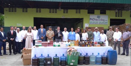 Autoridades incineraron 19.7 mm de productos decomisados