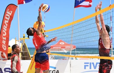 Duetos criollos avanzan a las semifinales voleibol de playa