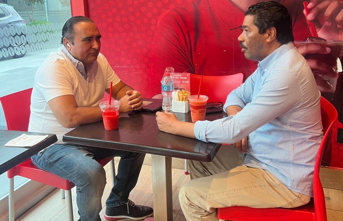 Jesús Feliz y Víctor Pavón planifican trabajo FP en SDN imagen