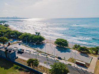 Presidente y ministro Collado inauguran malecón de Haina