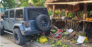 Se accidentan 15 haitianos en  vehículo que era perseguido