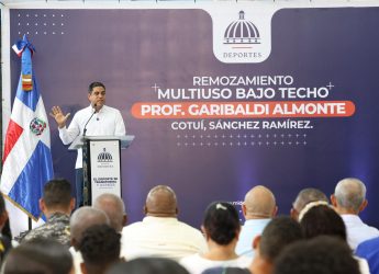 Gobierno entrega el multiuso Garibaldi Almonte, en Cotuí Gobierno entrega el multiuso Garibaldi Almonte, en Cotuí
