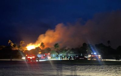 Fuego afecta área del complejo turístico Cap Cana, en este RD Fuego afecta área del complejo turístico Cap Cana, en este RD