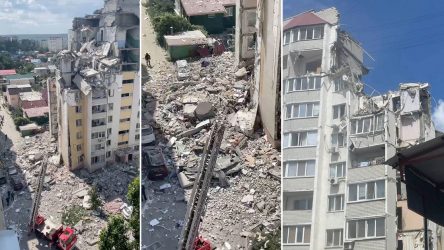 RUSIA: Explosión destruye gran parte de un edificio residencial