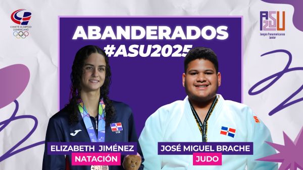 Elizabeth Jiménez y José Brache serán abanderados Panam 2025 imagen