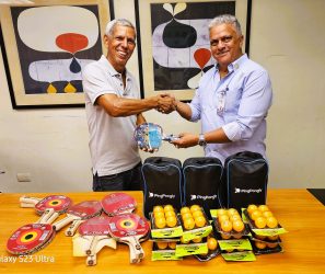 MIDEREC entrega utilería para tenis de mesa en AMAPROSAN
