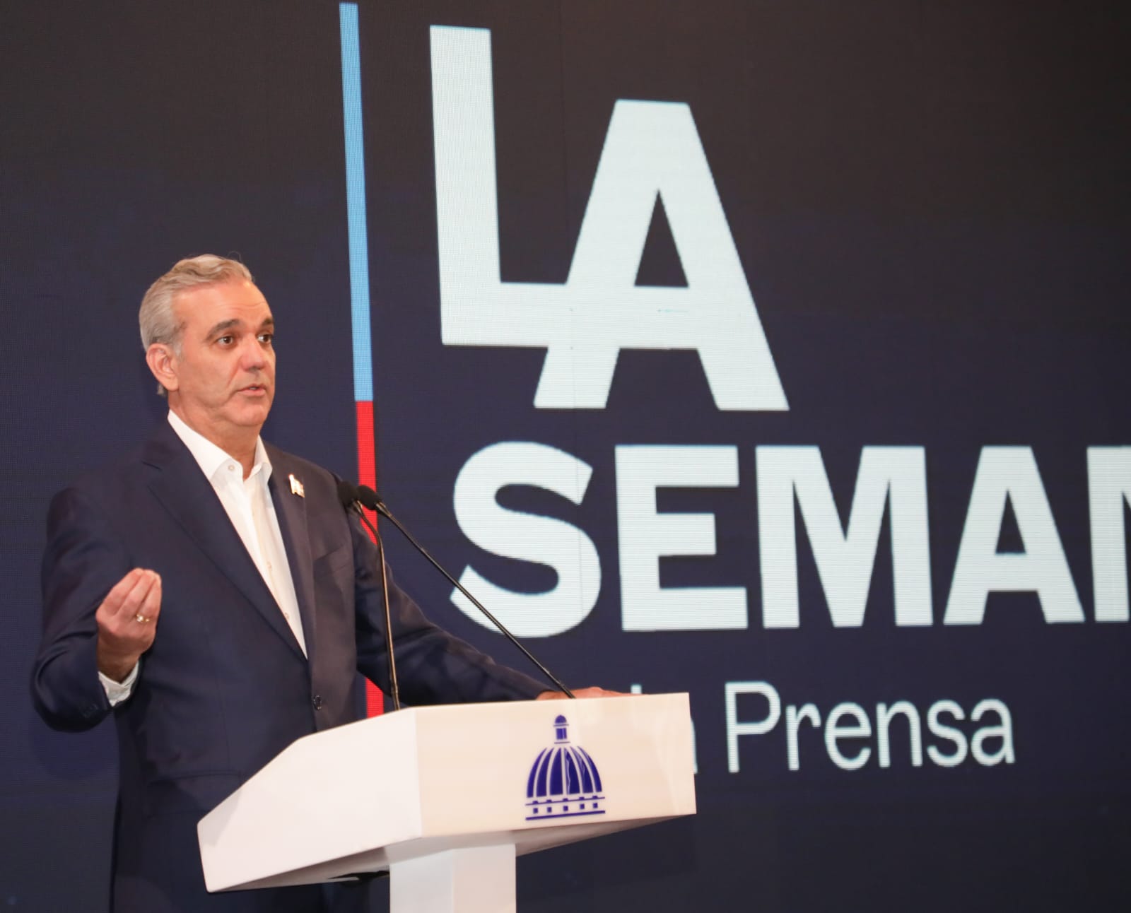 Abinader a Medina: Oposición fue que empezó hablar de obras imagen