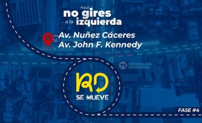 Prohibido girar a la izquierda Núñez de Cáceres con Kennedy