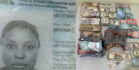 Ejército detiene haitiana con RD$3.5 millones y otras divisas Ejército detiene haitiana con RD$3.5 millones y otras divisas