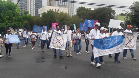 ADASEC realiza Caminata por la Paz en ciudad Santo Domingo