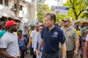 Culmina visita a Haití jefe de asuntos humanitarios de la ONU