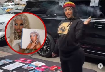EU: Cardi B se disfraza de vendedora callejera para vender su álbum