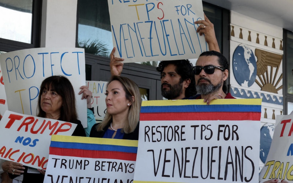 Pide Supremo EE.UU. retire la protección 300 mil venezolanos imagen