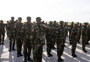 Culmina el entrenamiento de contingente haitiano en México