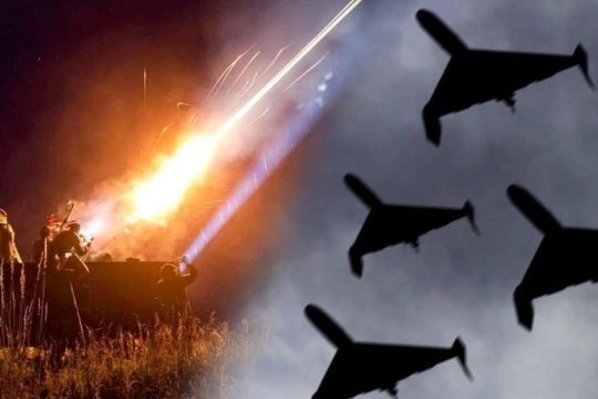 Ucrania y Rusia intercambian lanzamiento decenas de drones