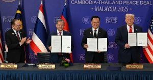 Anuncia «acuerdo histórico» entre Tailandia y Camboya