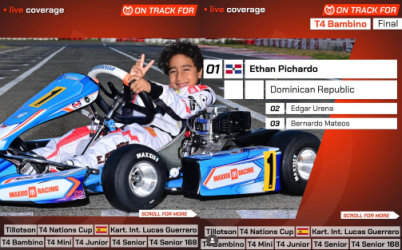 Ethan Pichardo gana el mundial de kartismo infantil de España Ethan Pichardo gana el mundial de kartismo infantil de España