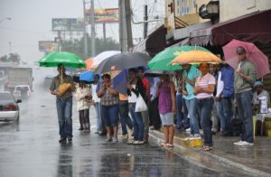 Lluvias en gran parte del país este sábado a causa de vaguada