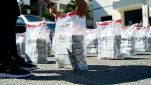 Autoridades incautan alijo de 643 paquetes presunta cocaína