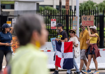 PUERTO RICO: Dominicanos se unieron protesta contra Trump