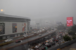 Vaguada inducida por Melissa provoca fuertes aguaceros RD