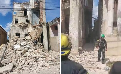 CUBA: Dos muertos derrumbe un edificio en La Habana Vieja